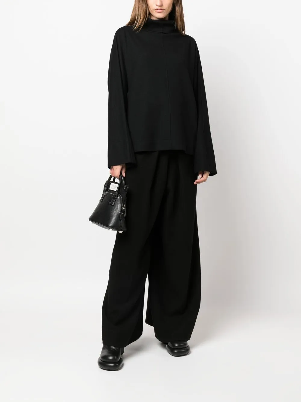 Issey Miyake top con cuello falso y mangas anchas | Playeras y jerséis | Image 2