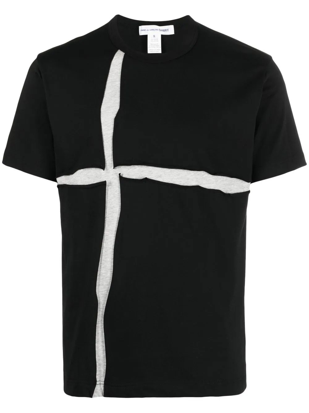 

Comme Des Garçons Shirt double-layer cotton T-shirt - Black