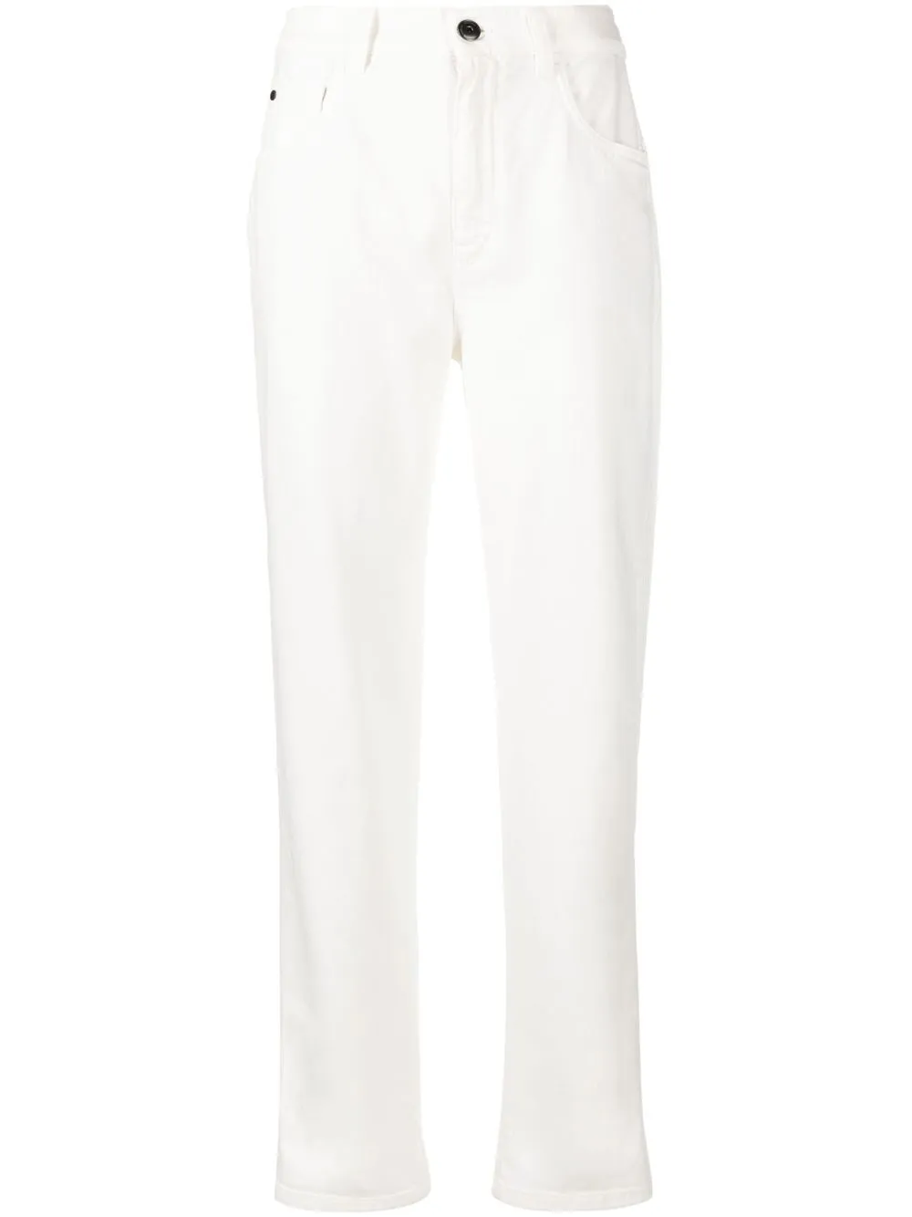 

Brunello Cucinelli mid-rise straight-leg trousers - White