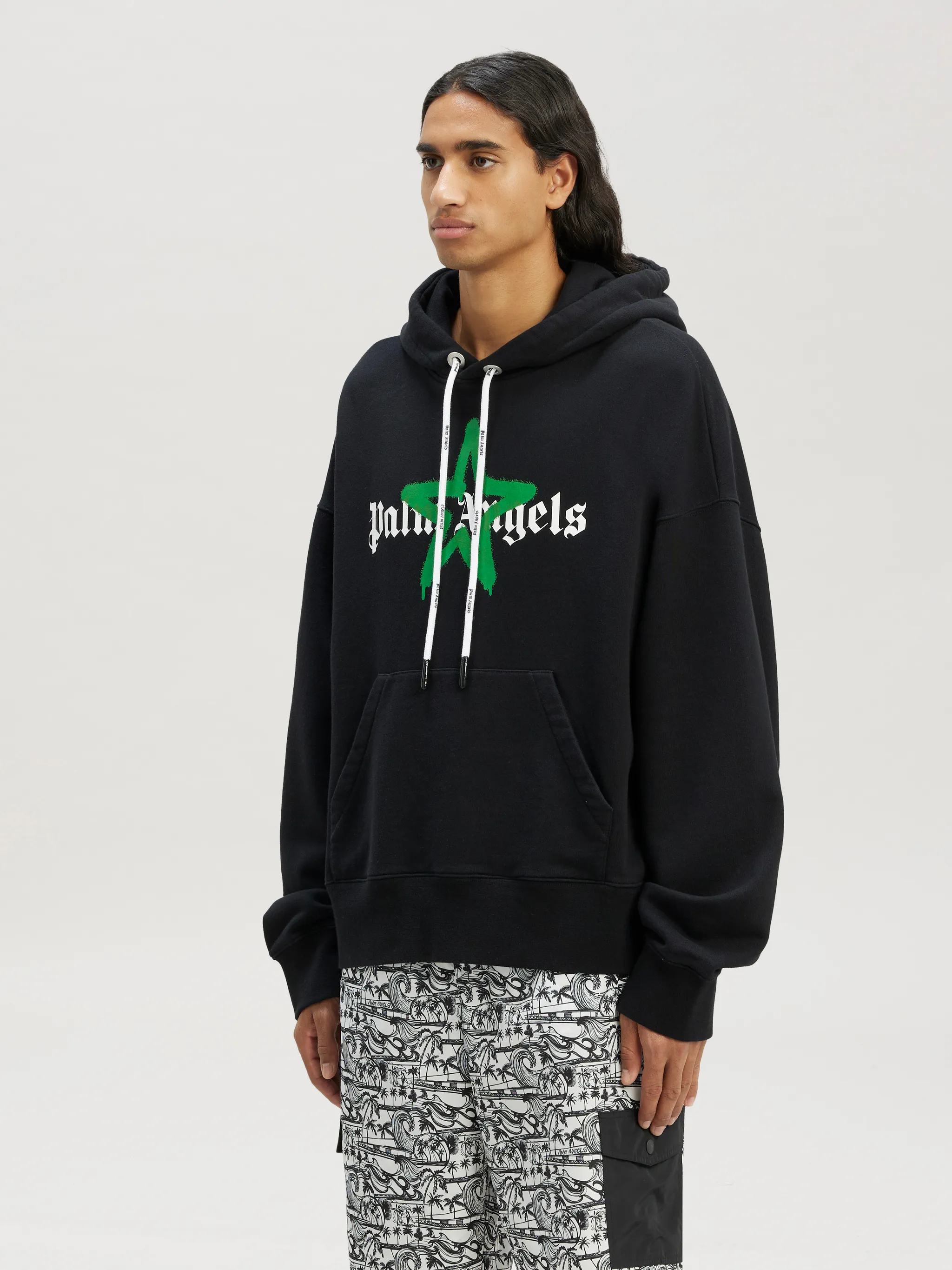 Star Sprayed Hoodie