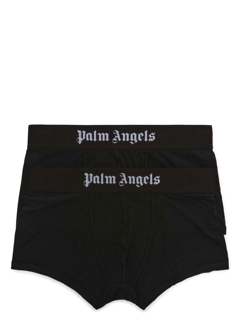 palm angels lot de boxers à bande logo - noir