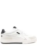 Palm Angels University leather sneakers - White