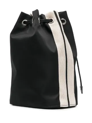 Palm Angels Venice Track Bucket Bag | Black | FARFETCH AU