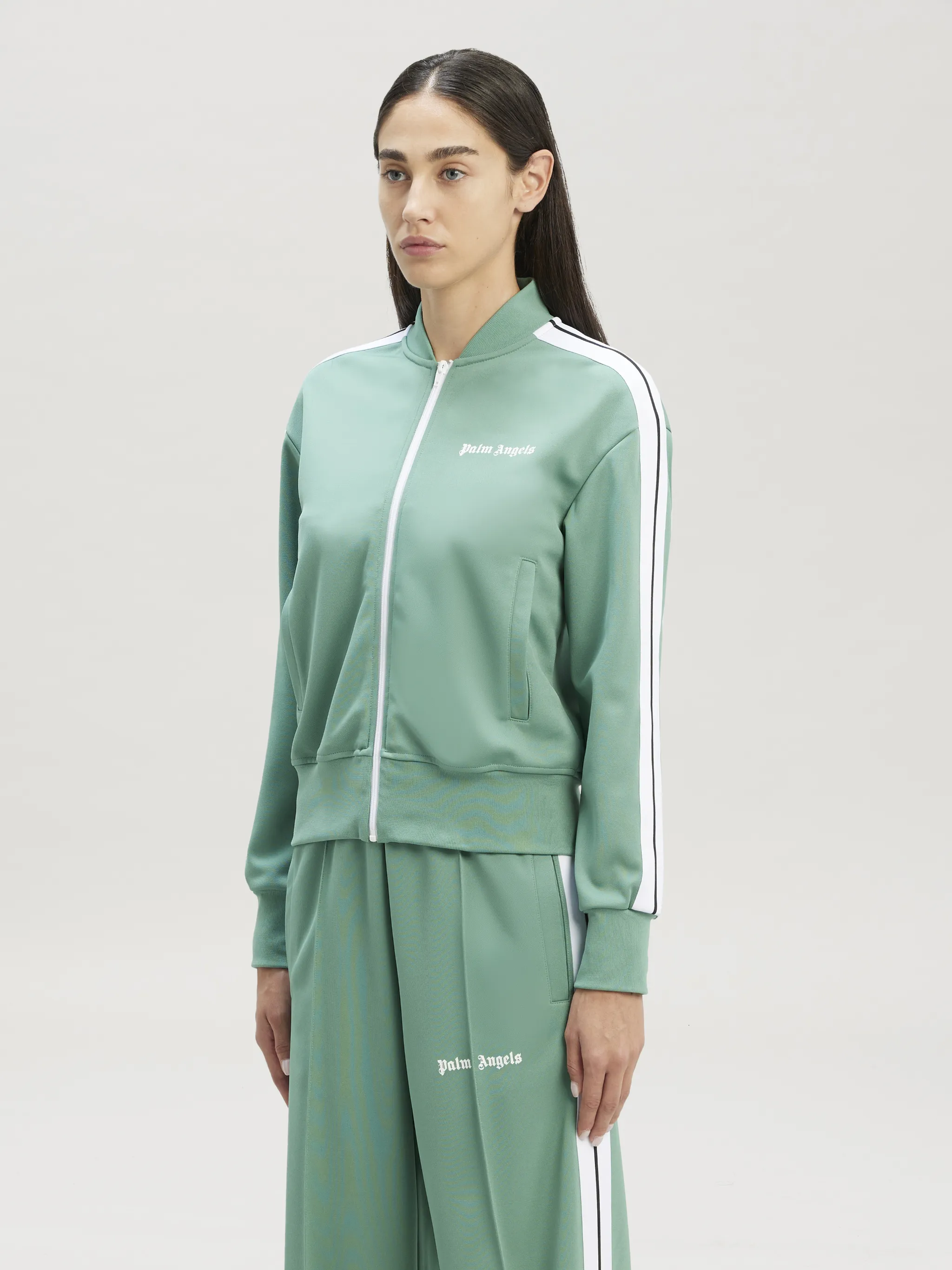 Track Bomber Jacket in green Palm Angels® Official