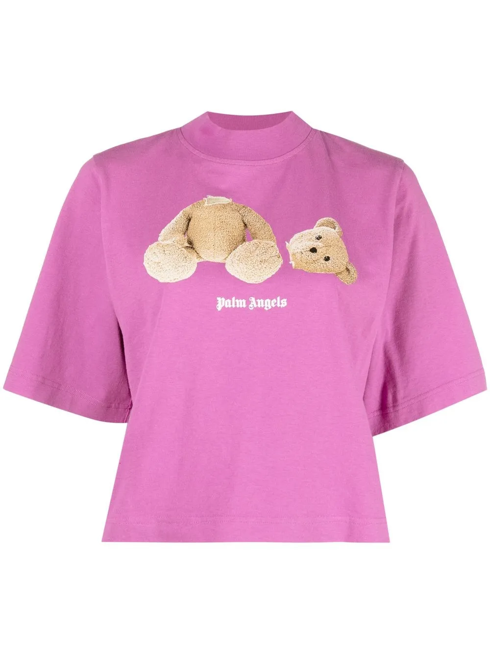 

Palm Angels Teddy Bear-print T-shirt - Purple