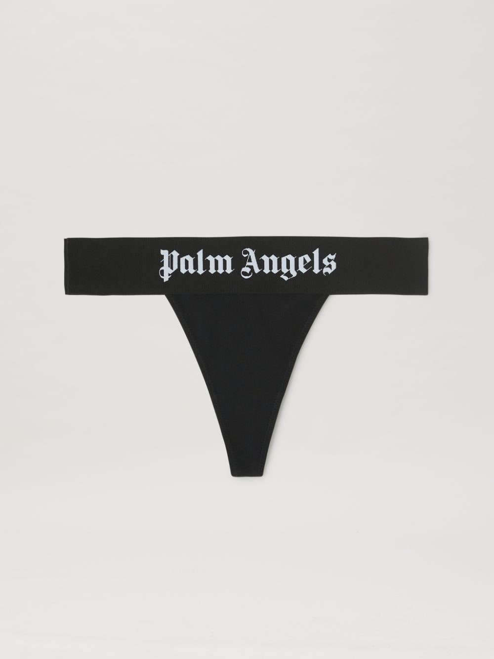 Palm Angels Classic Logo Thong In Black