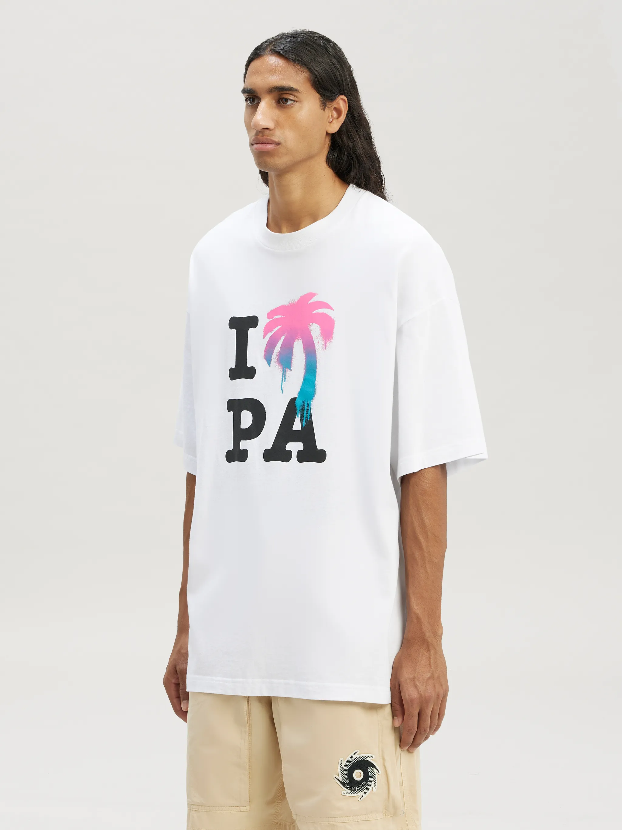 Palm Angels I Love Pa Tee in Black