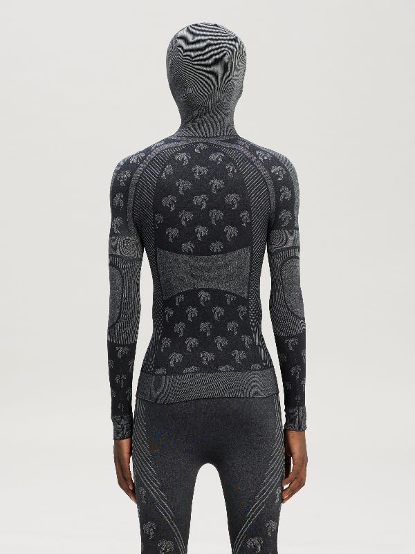 Palm balaclava ski base layer in black - Palm Angels® Official