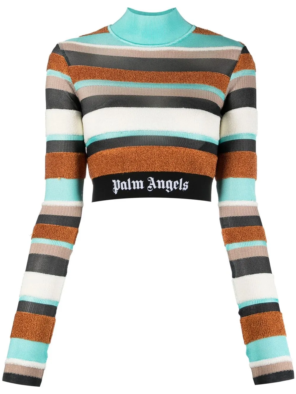 

Palm Angels top con logo en la pretina - Azul