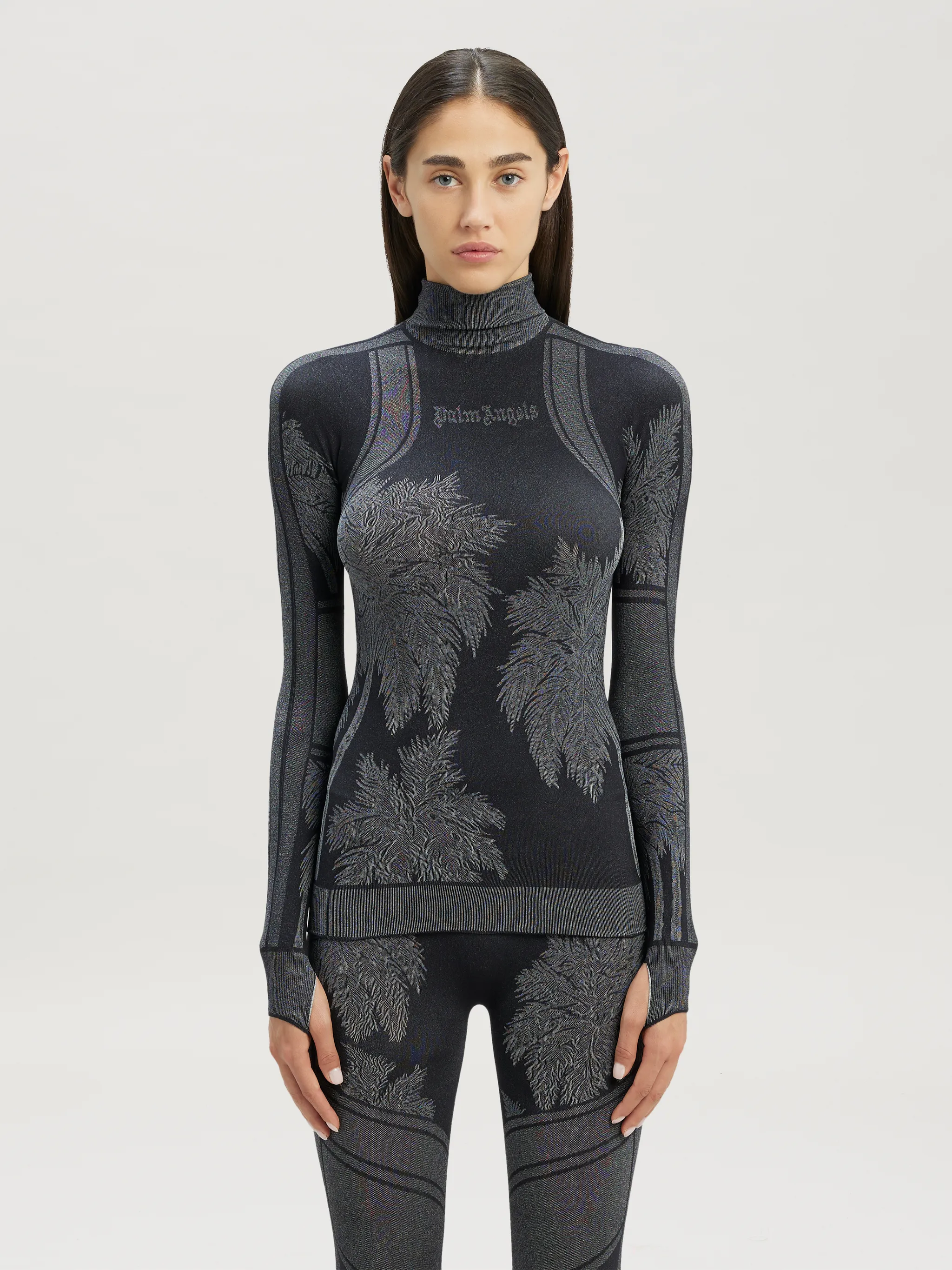 Palm ski base layer in black Palm Angels® Official