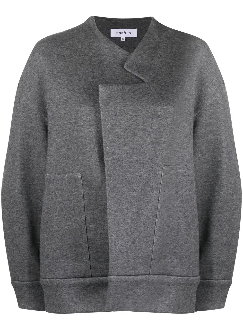 

Enföld oversized long-sleeved jumper - Grey