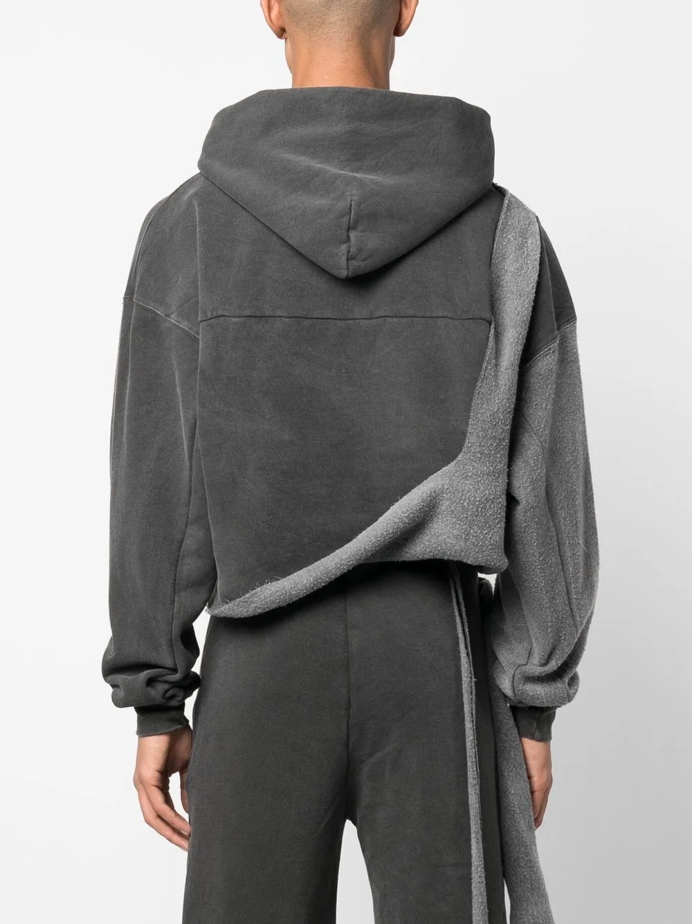 Ottolinger Cropped Draped Hoodie Farfetch