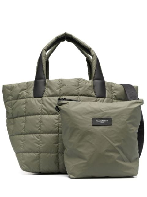 VeeCollective medium quilted tote bag 