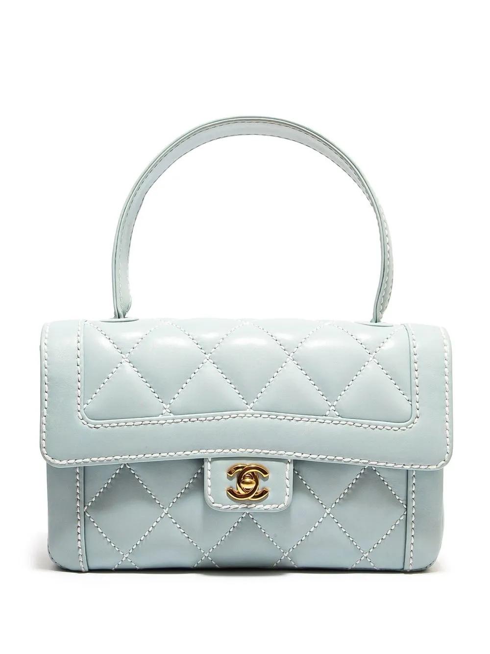 

Chanel Pre-Owned 2005 Wild Stitch top-handle bag - Blue