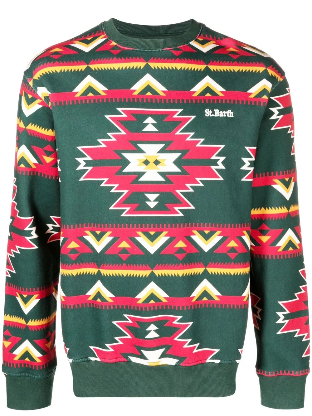 

MC2 Saint Barth intarsia-knit long-sleeve jumper - Green