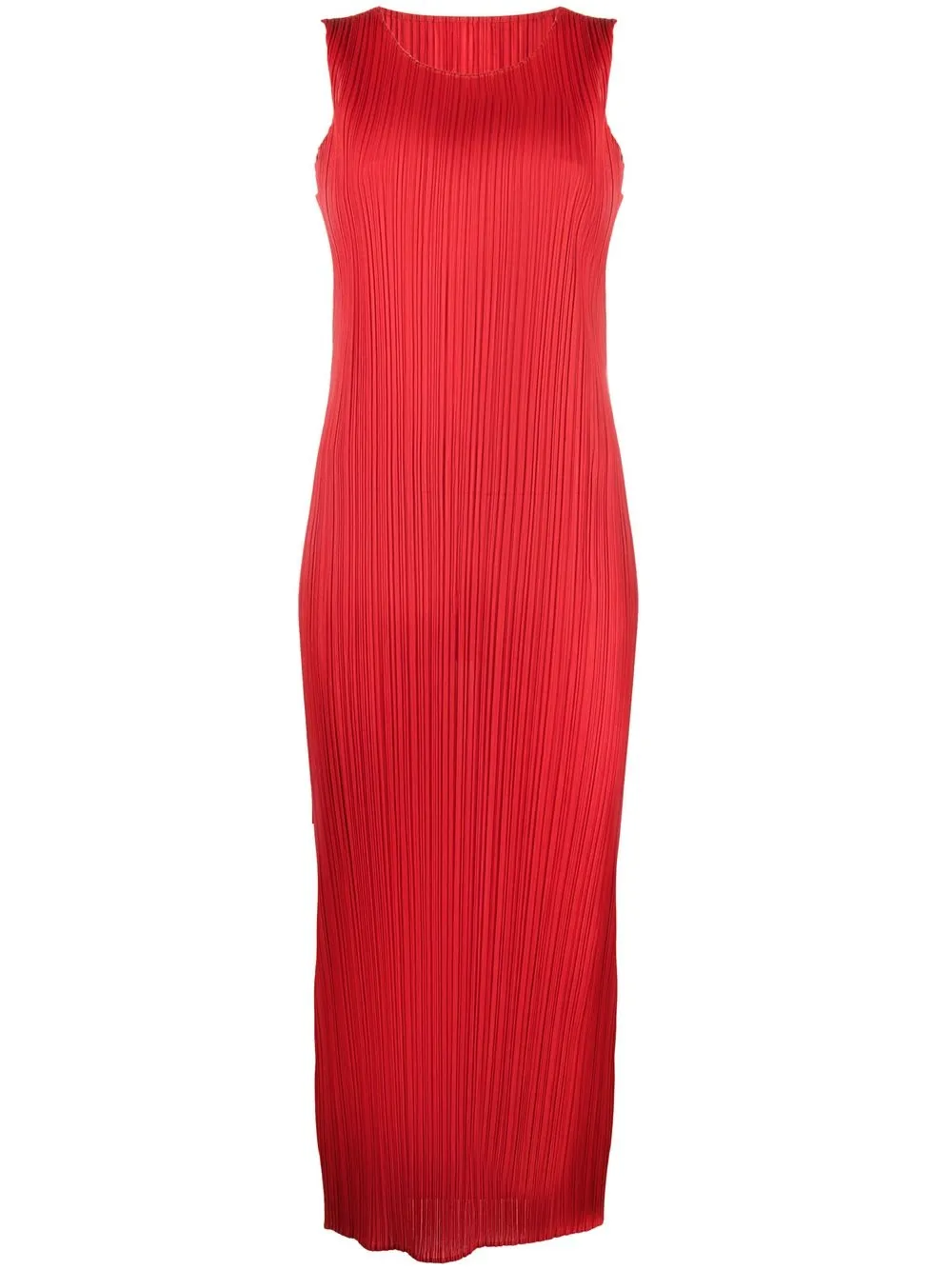 

Pleats Please Issey Miyake fully-pleated midi dress - Red