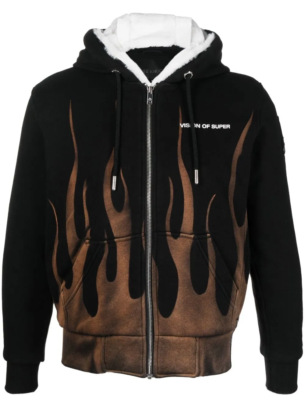 

Vision Of Super x Moose Knuckles zip-front hoodie - Black