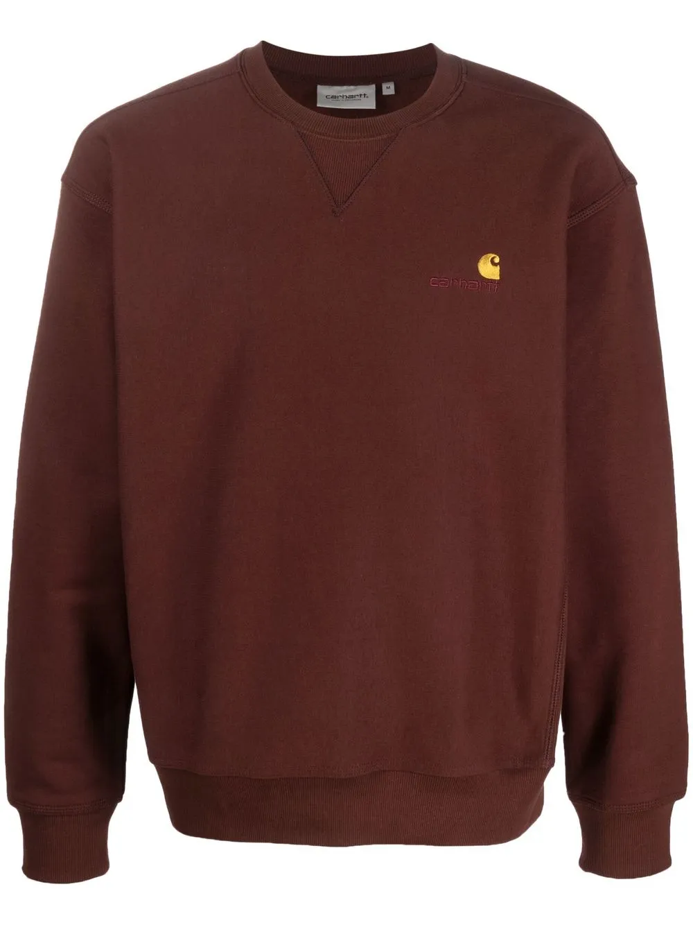 

Carhartt WIP embroidered-logo long-sleeve sweatshirt - Brown