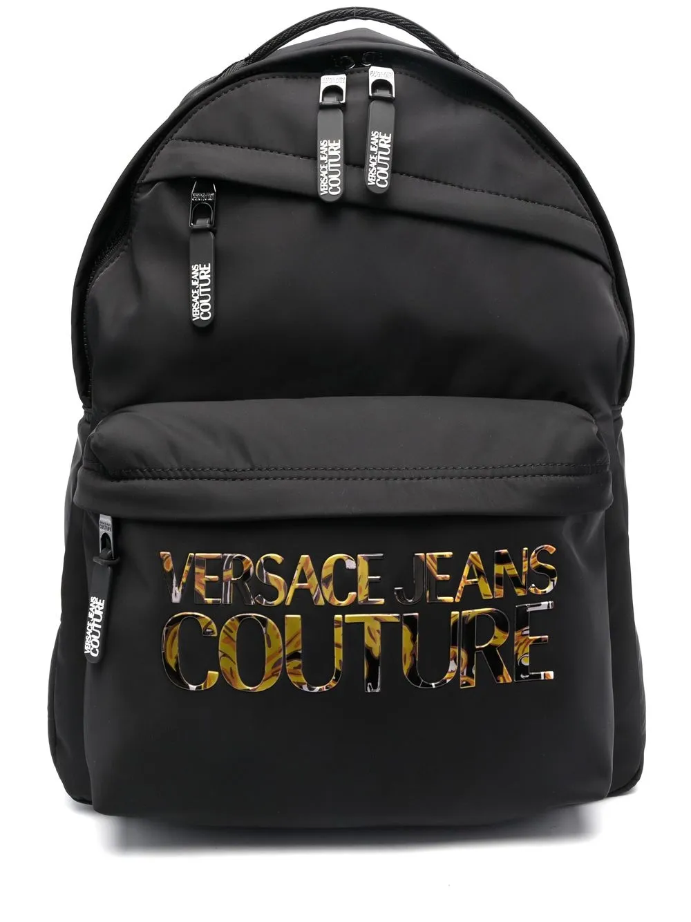 

Versace Jeans Couture mochila con letras del logo - Negro