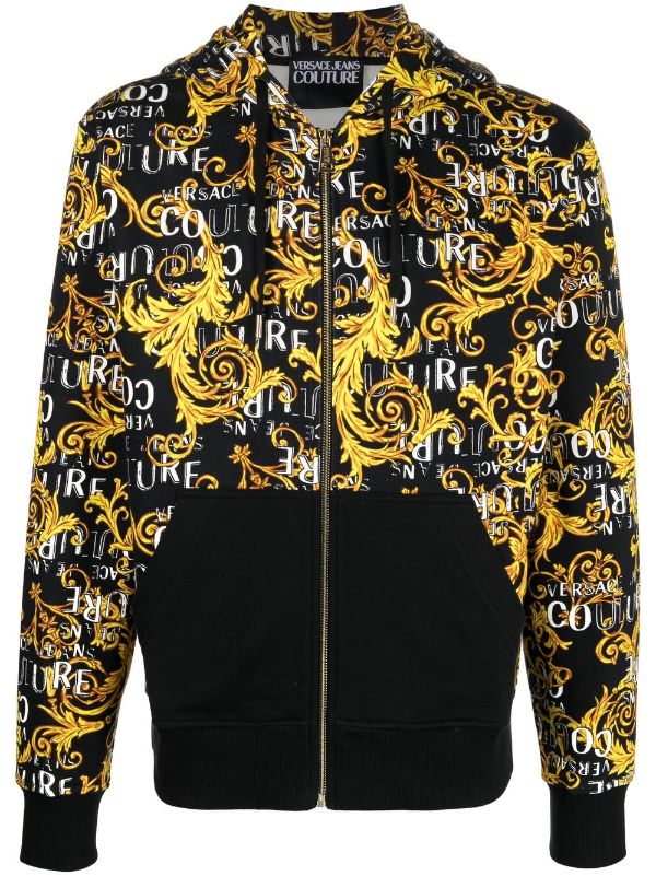 Versace Jeans Couture バロックプリント ジップアップパーカー - Farfetch
