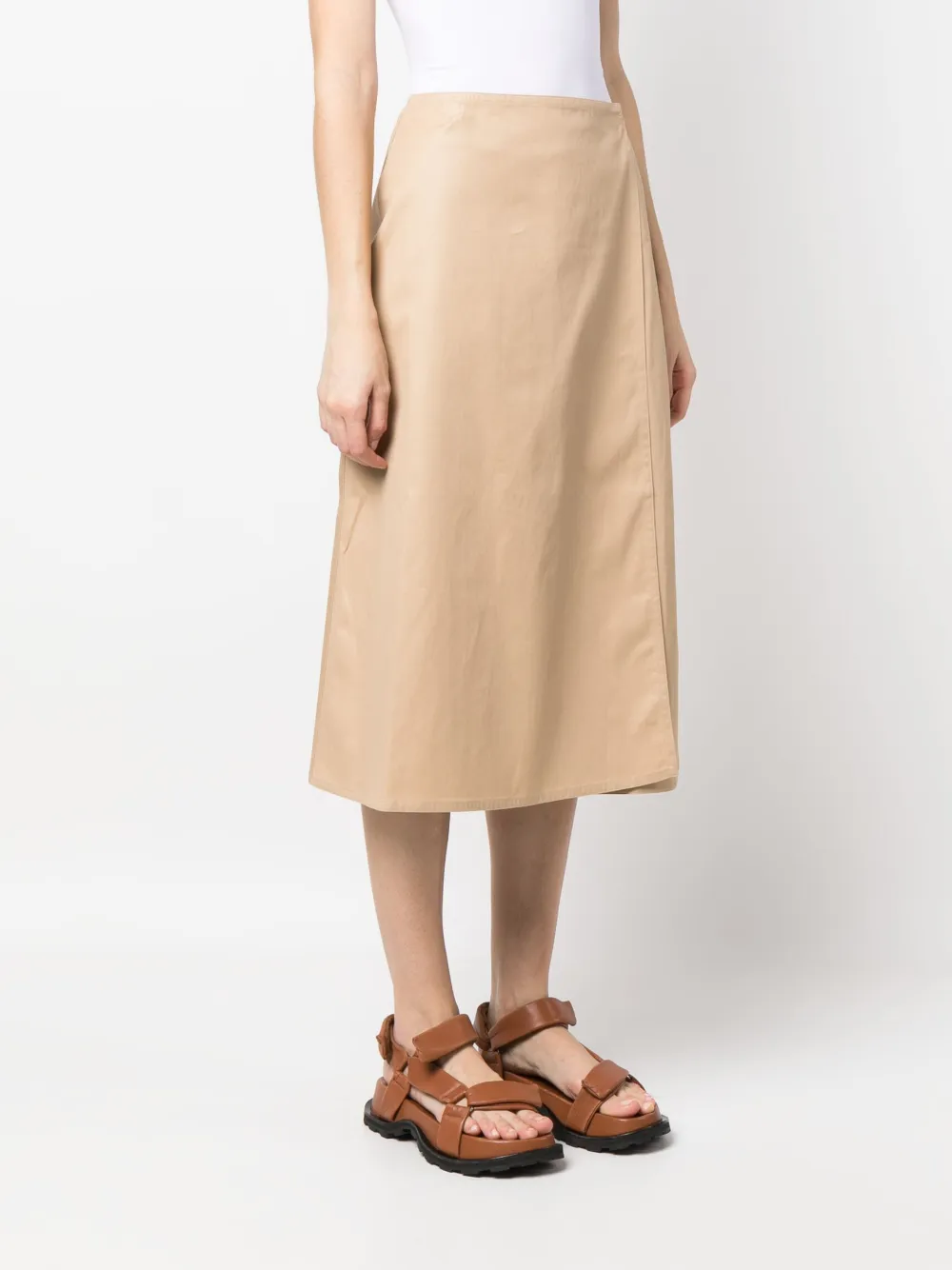Sofie D'hoore Wrap Belowknee Skirt In Nude ModeSens
