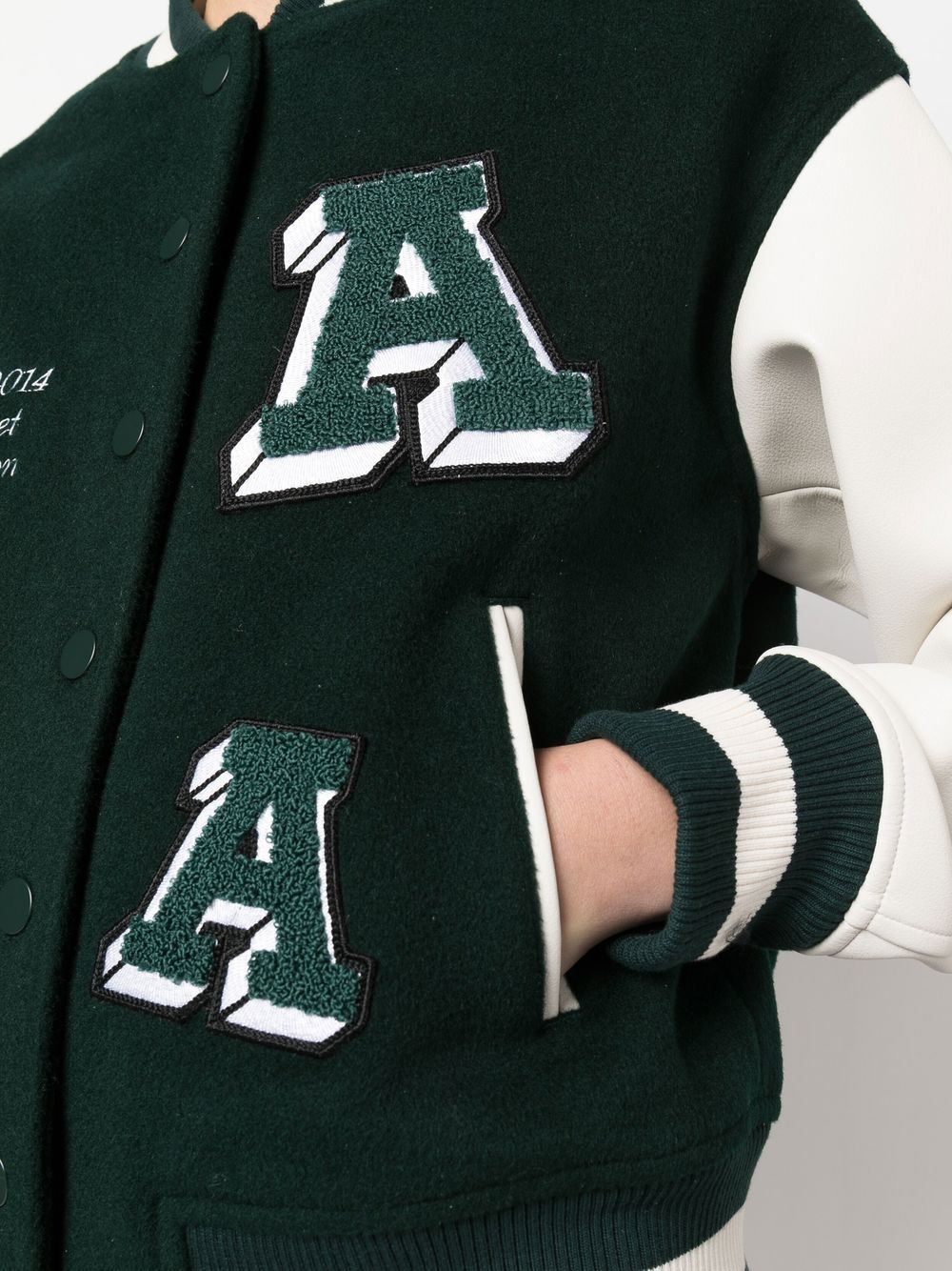 Axel Arigato logo-embroidered Baseball Jacket - Farfetch