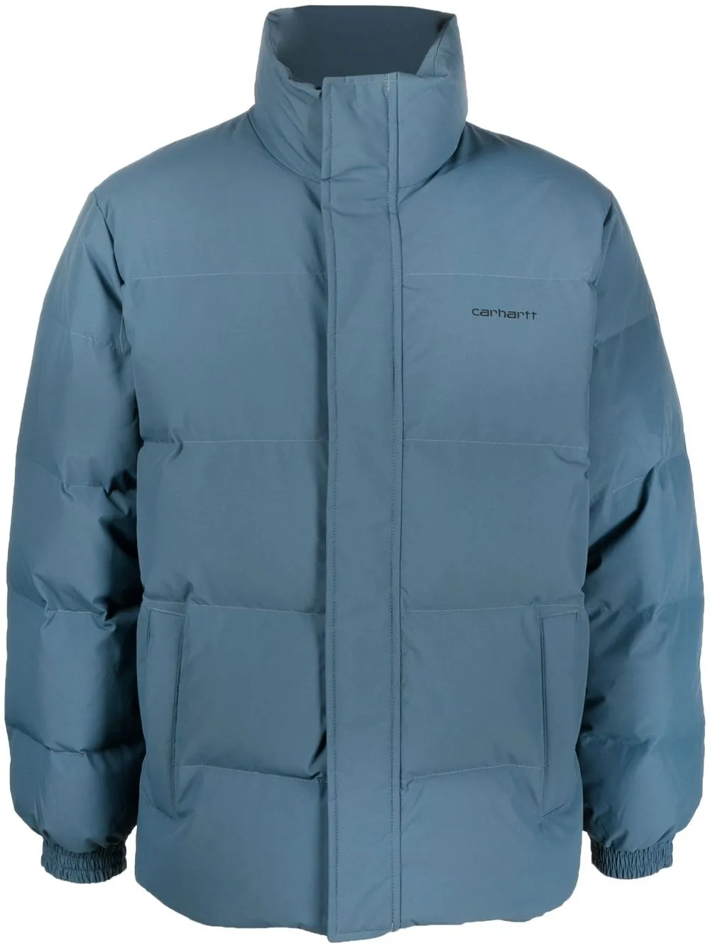 

Carhartt WIP logo-print puffer jacket - Blue