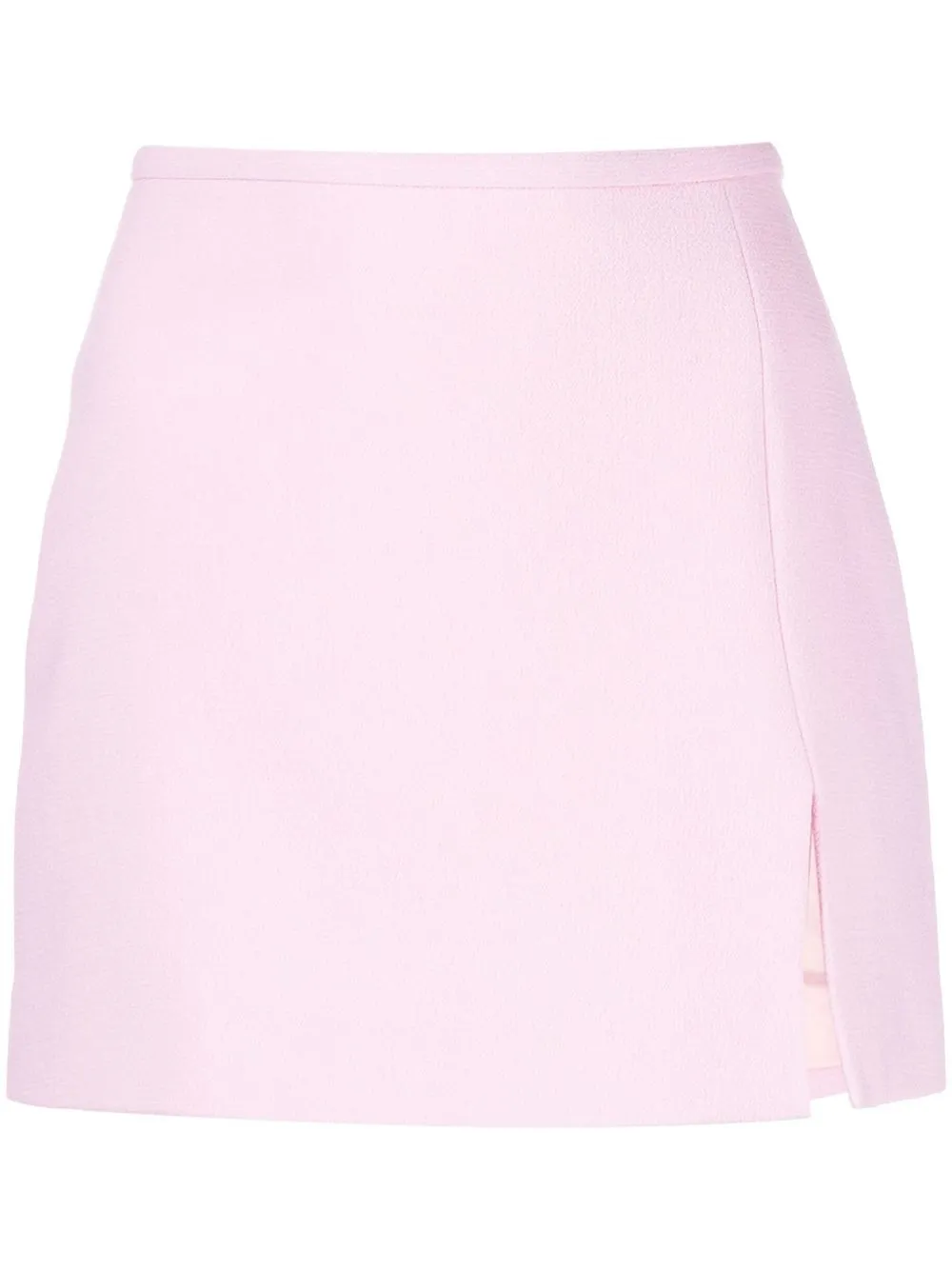 

MACH & MACH side-slit detail mini skirt - Pink