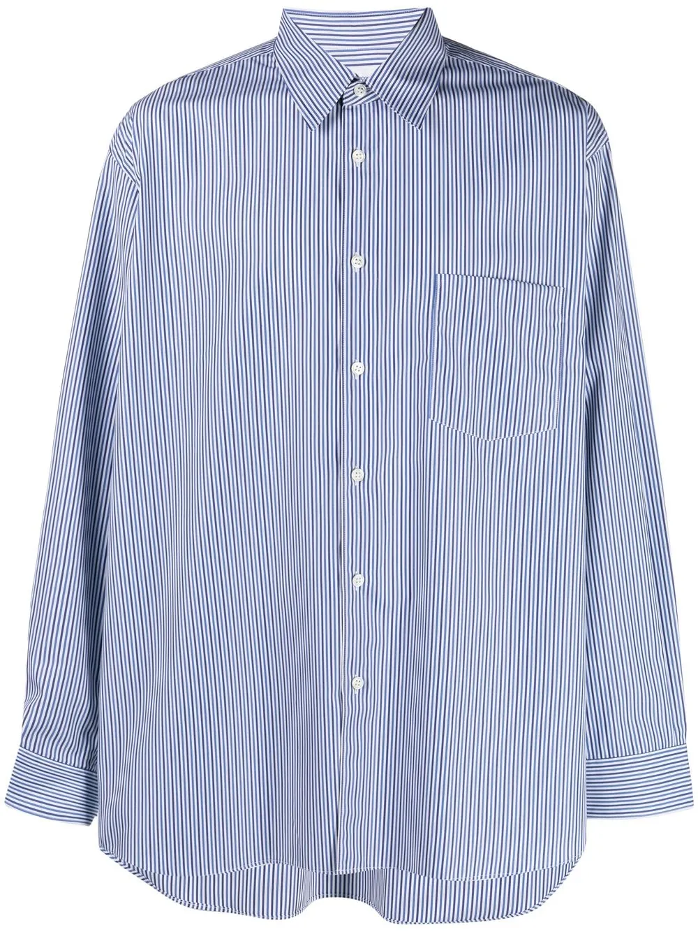 

Comme Des Garçons Shirt striped button-up shirt - Blue