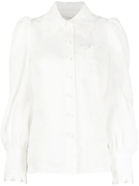 ZIMMERMANN Clover broderie anglaise blouse