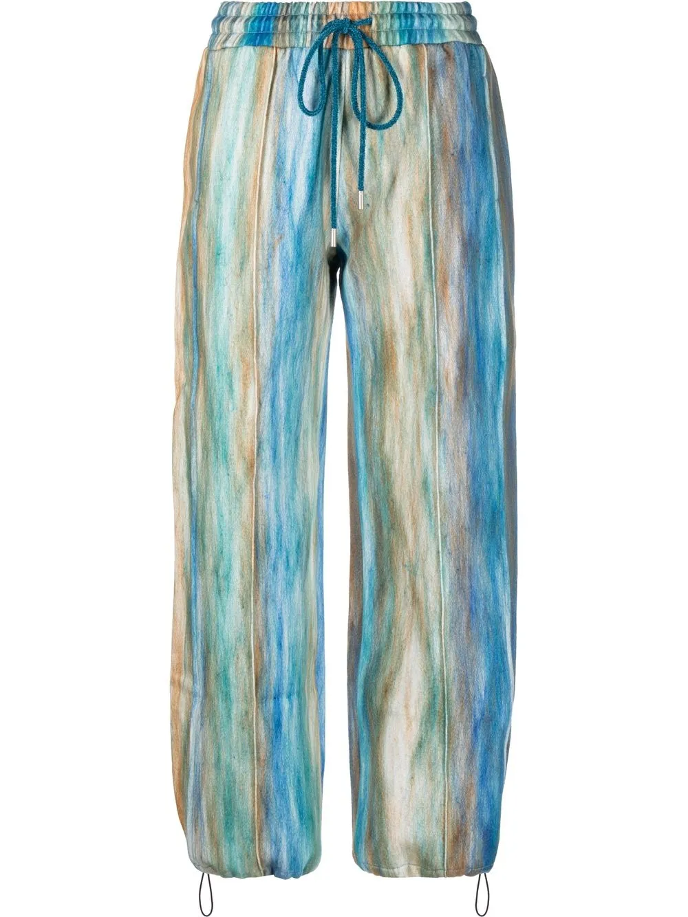 

Andersson Bell pants con franjas laterales - Azul