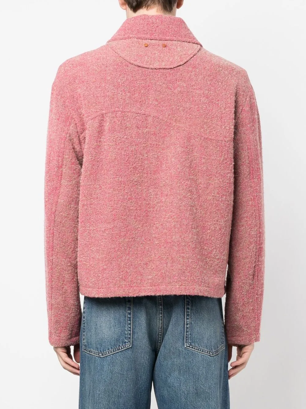 Andersson Bell Marshall Wool shirt-jacket | Pink | FARFETCH
