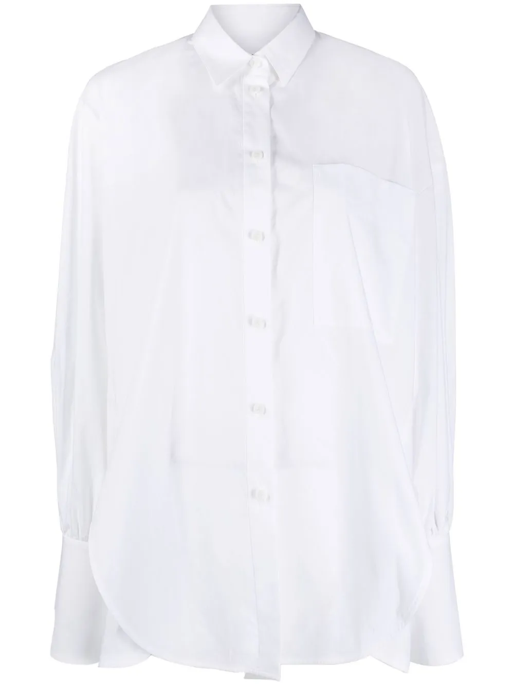 

Enföld Somelos A-line shirt - White