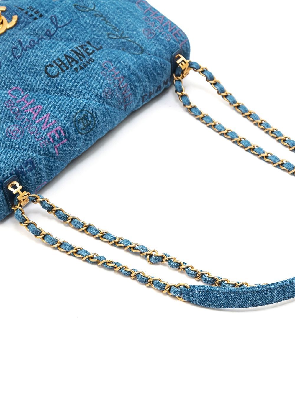 CHANEL Pre-Owned 1997 Wild Stitch Denim Camera Bag - Farfetch