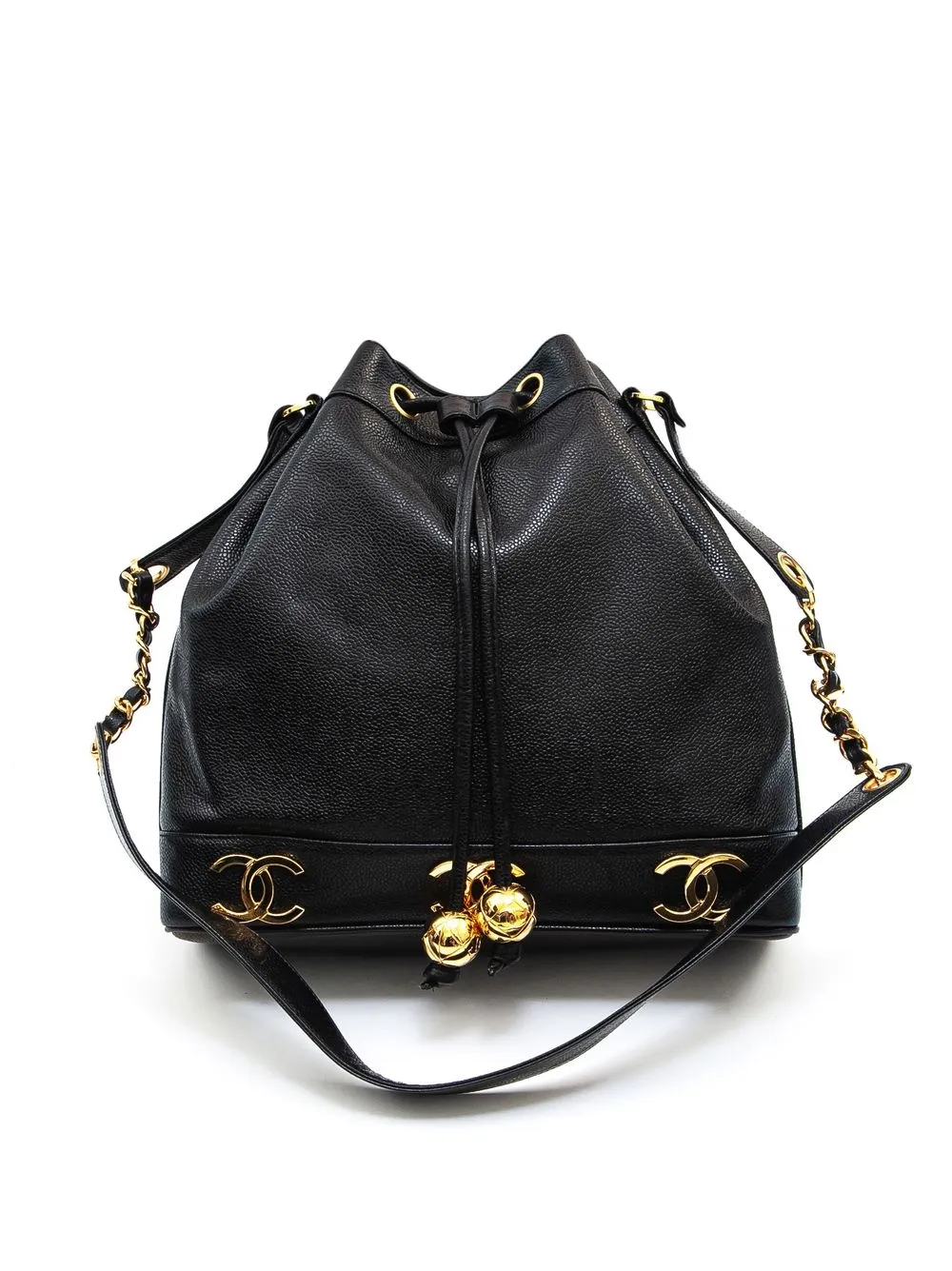 

Chanel Pre-Owned 1990s Triple CC bag - Black