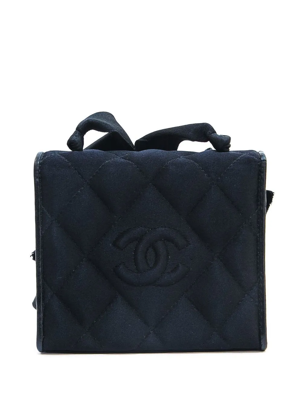 CHANEL Pre-Owned 1992-1995 gewatteerde schoudertas - Zwart