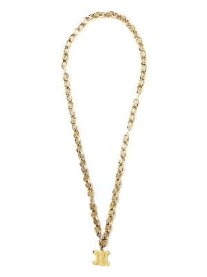 Authentic second-hand CELINE special asymmetric gold Arc de Triomphe chain  bag pendant bracelet necklace pendant - Shop and then i met you Bracelets -  Pinkoi