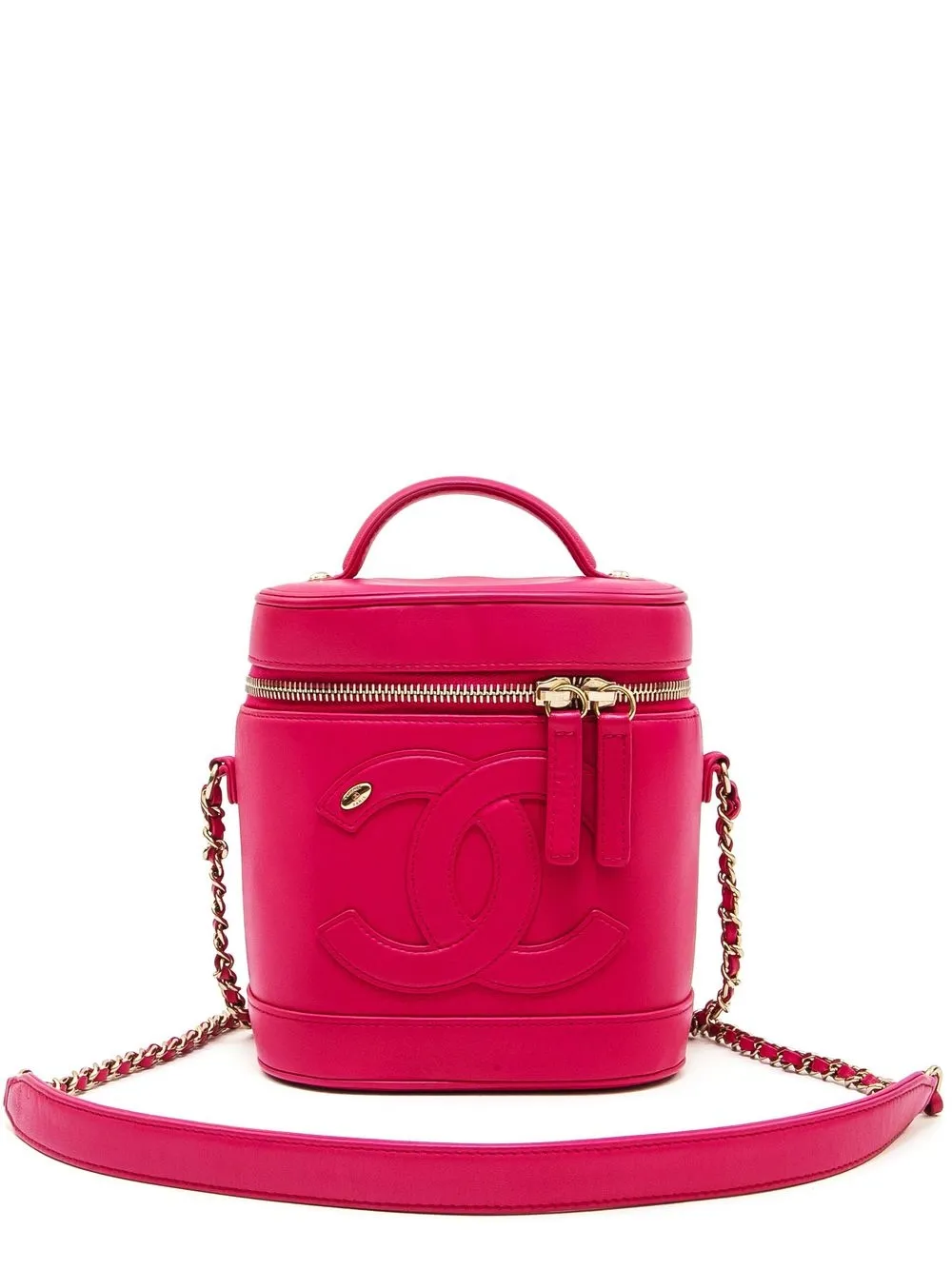 

CHANEL Pre-Owned 2019 CC logo-embossed vanity bag - Pink