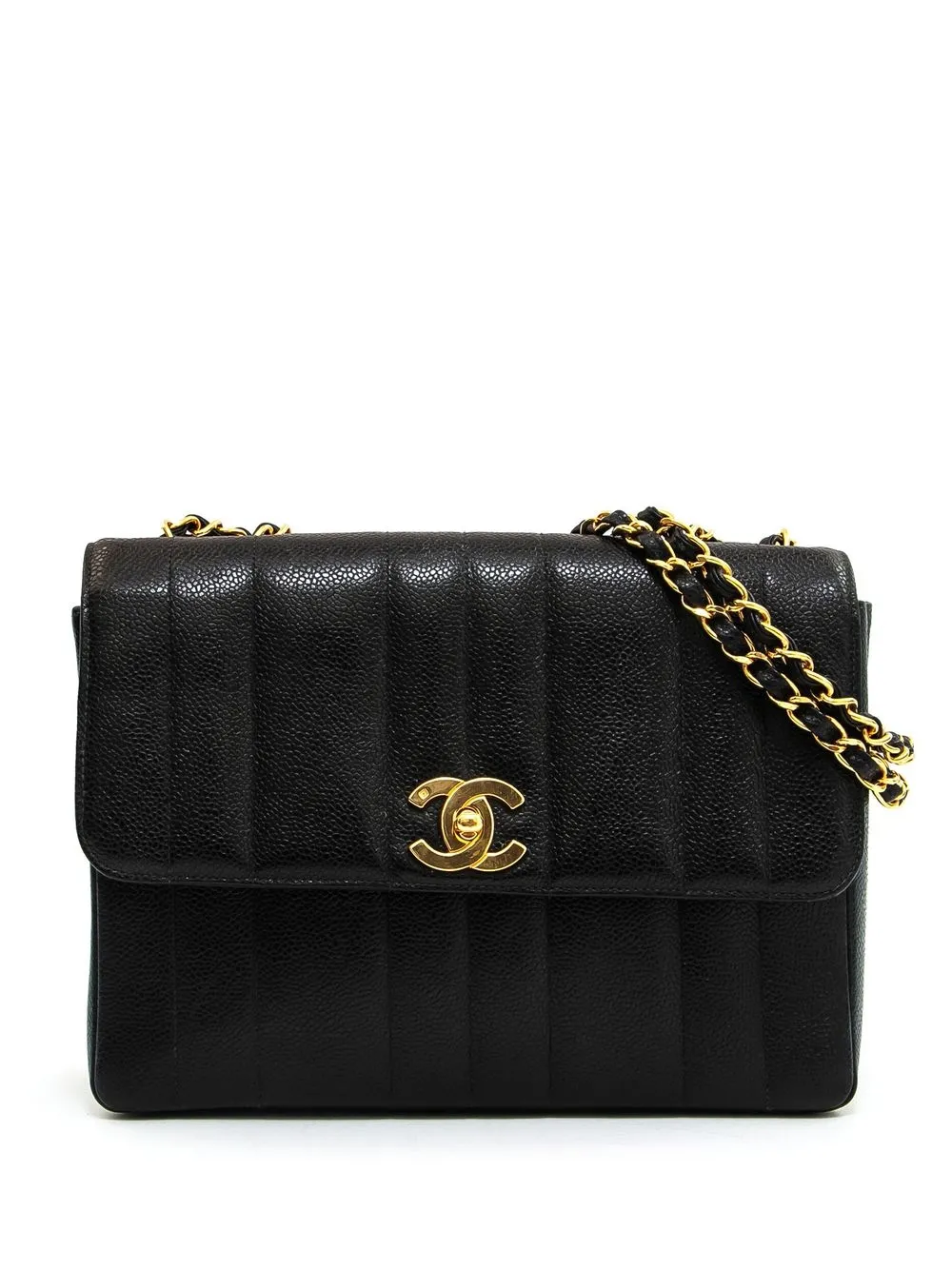 

Chanel Pre-Owned 1990s Mademoiselle shoulder bag - Black