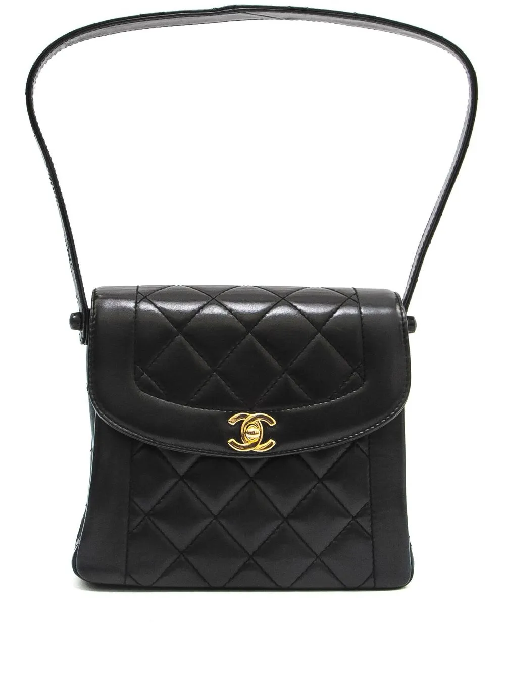 

Chanel Pre-Owned 1990s CC Turn-lock shoulder bag - Black