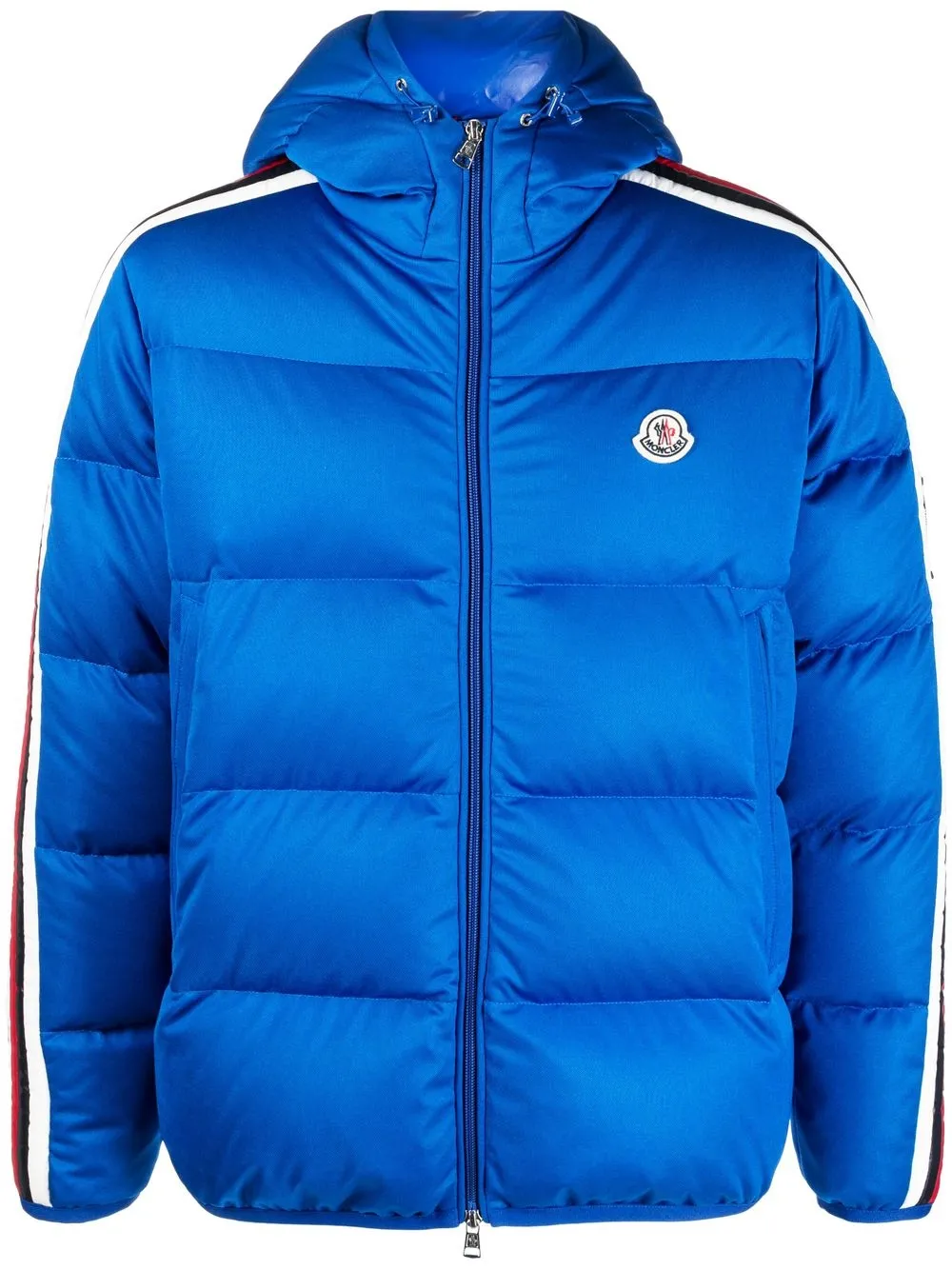

Moncler logo-patch detail padded jacket - 756 - BLUE