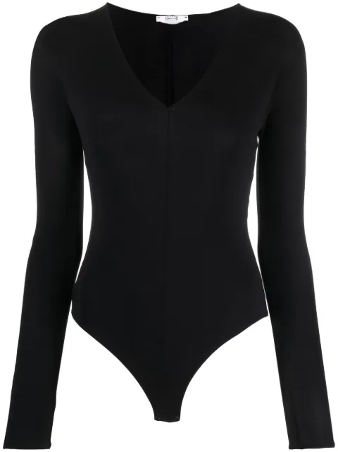 Wolford long-sleeved V-neck body