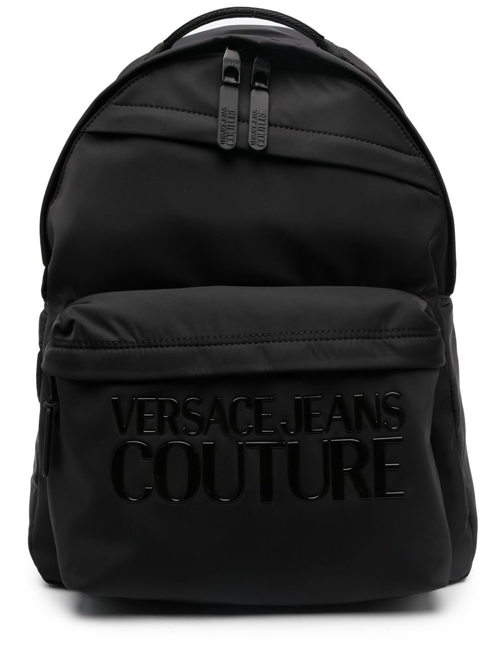 Versace Jeans Couture Logo-lettering Backpack In Black