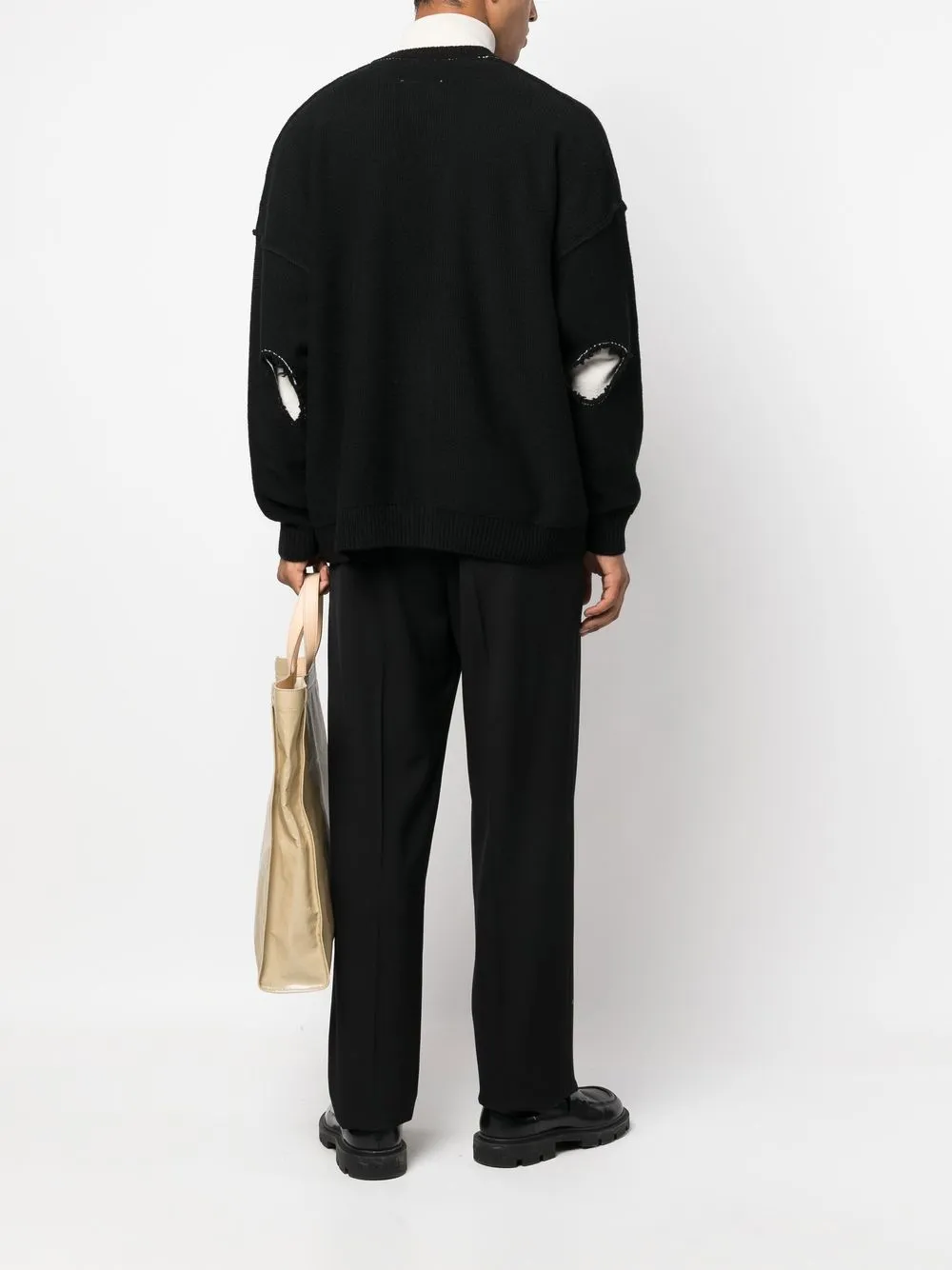 mm6-maison-margiela-distressed-button-up-cardigan-farfetch