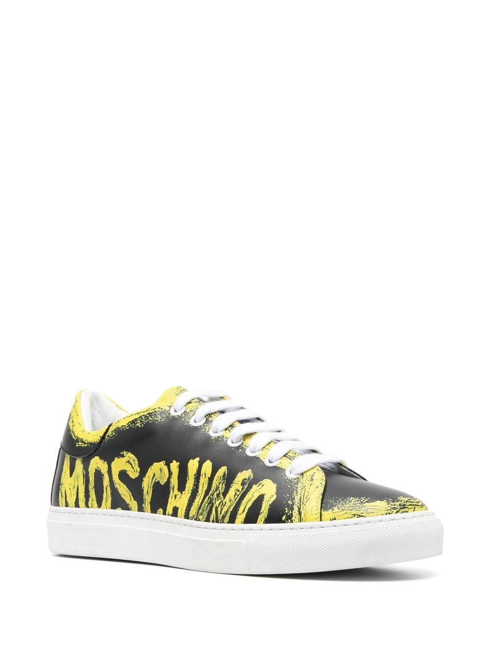 Moschino Sneakers met grafische print - Zwart