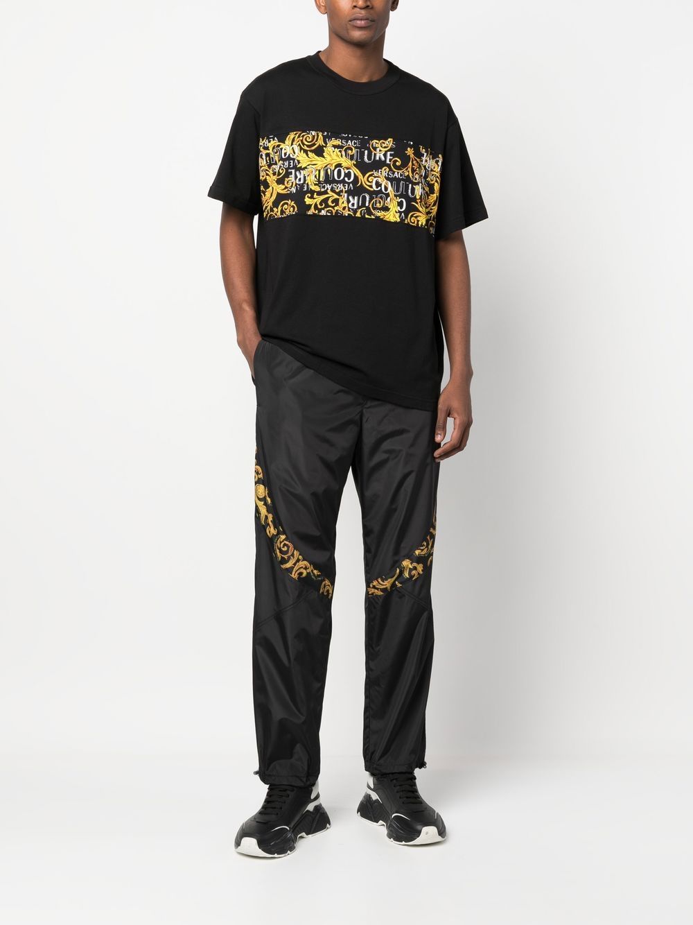 Versace Jeans Couture Baroque-print Track Pants - Farfetch