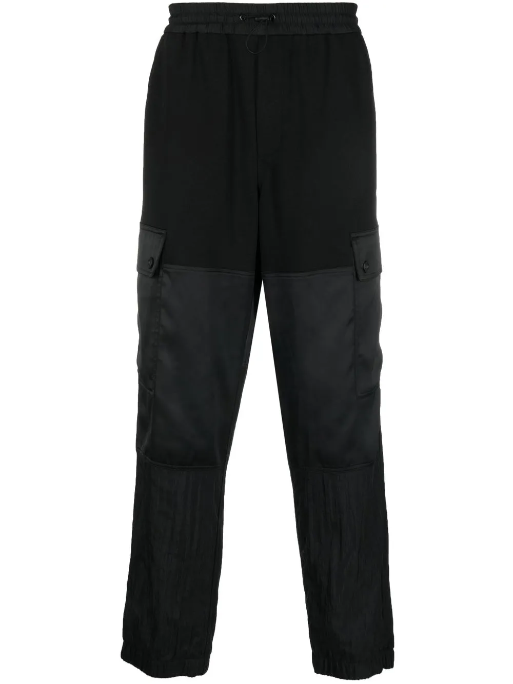 

Versace Jeans Couture pantalones cargo con logo estampado - Negro