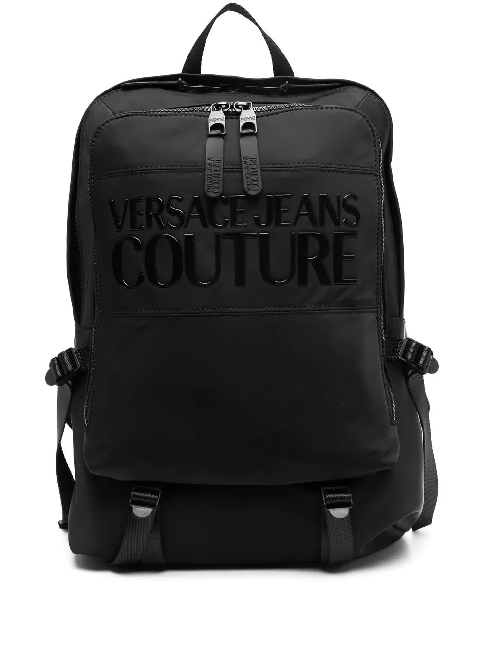 

Versace Jeans Couture logo-lettering backpack - Black