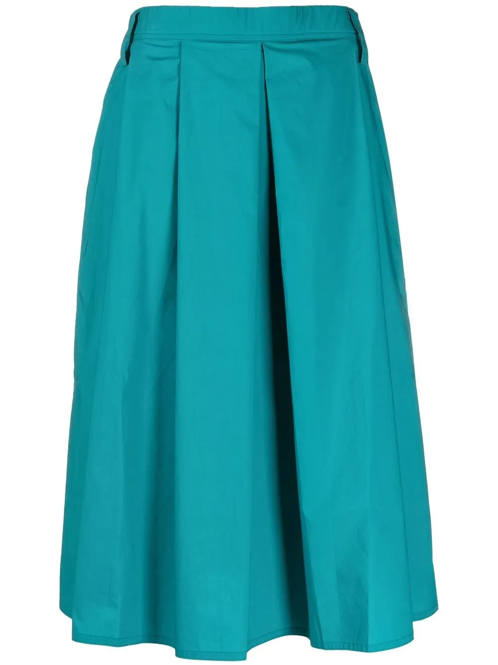 

Sofie D'hoore pleat-detail midi skirt - Green