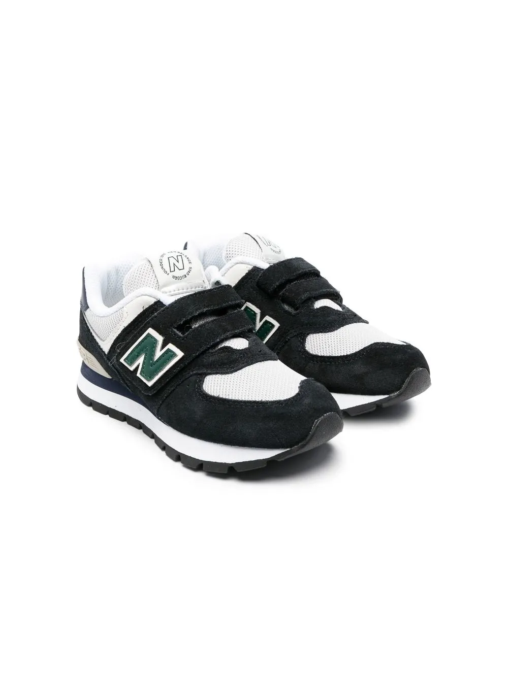 

New Balance 574 touch-strap sneakers - Black